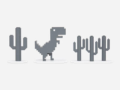 Juego del Dinosaurio de Google Chrome
